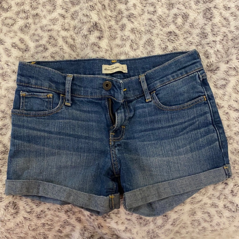 Abercrombie kids jean shorts